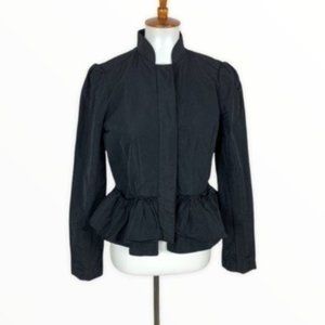 Elizabeth and James Black Peplum Jacket